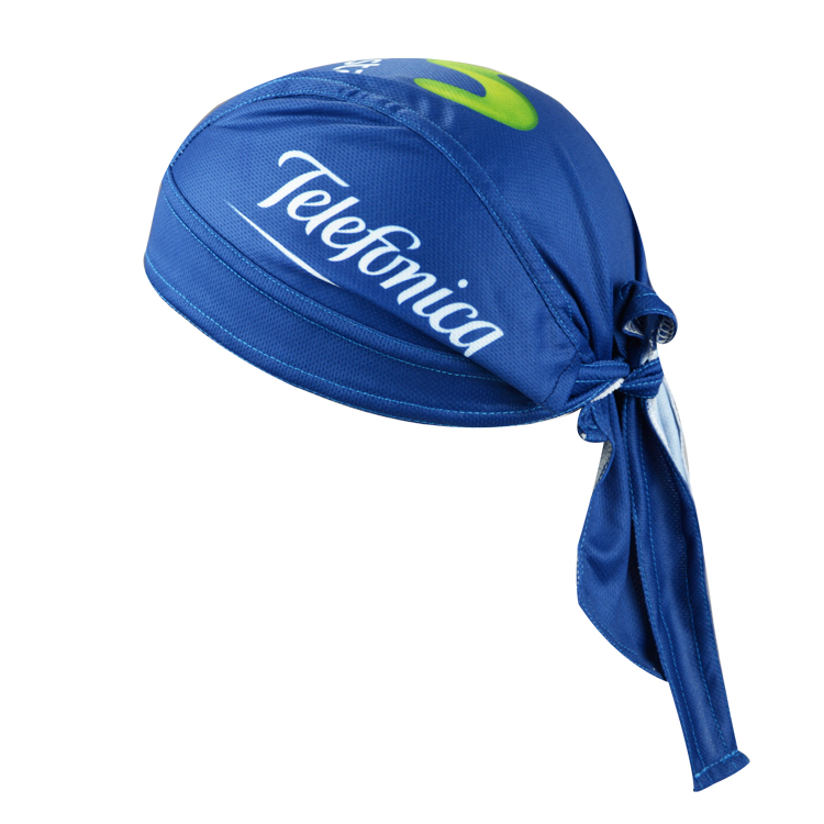 2015 Movistar Bandana ciclismo blanco